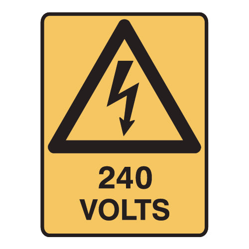 240 Volts with Symbol