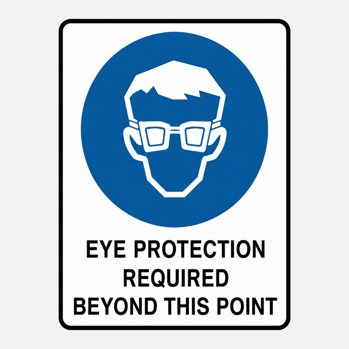 Eye Protection Required Beyond This Point