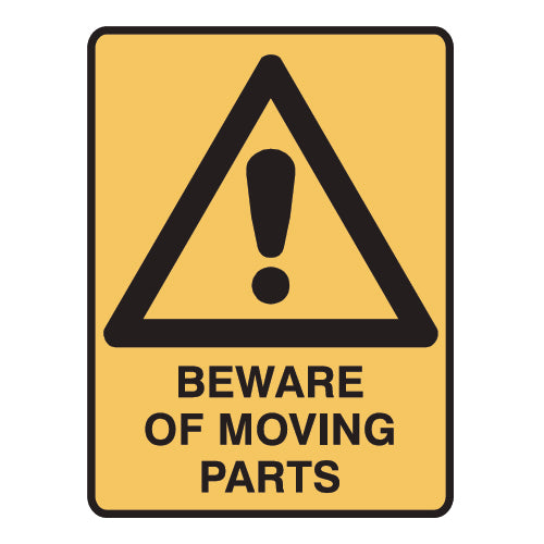 Beware Of Moving Parts