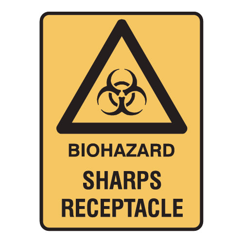 Biohazard Sharps Receptacle