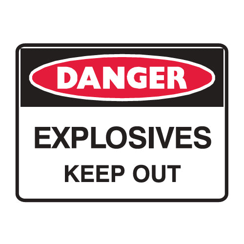 Explosives Keep Out