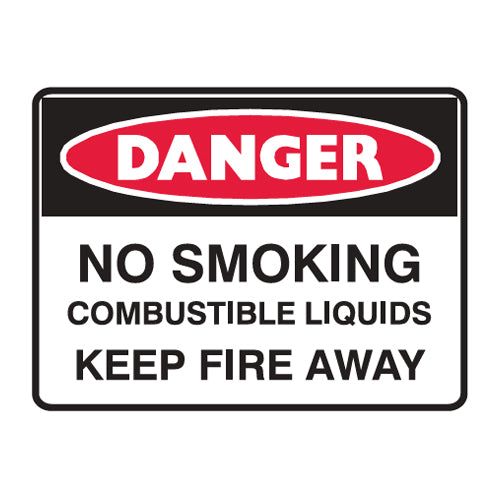 Danger: No Smoking - Combustible Liquids