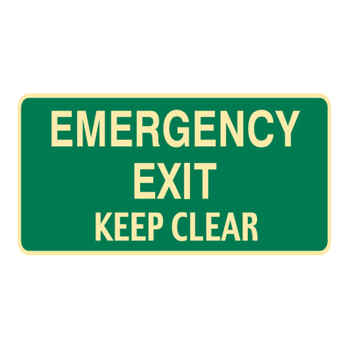 Emergency Exit Keep Clear