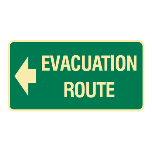 Evacuation Route Arrow Left