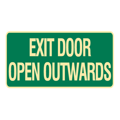 Exit Door Open Outwards