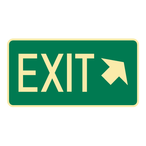 Exit Sign – Exit Arrow Top Right