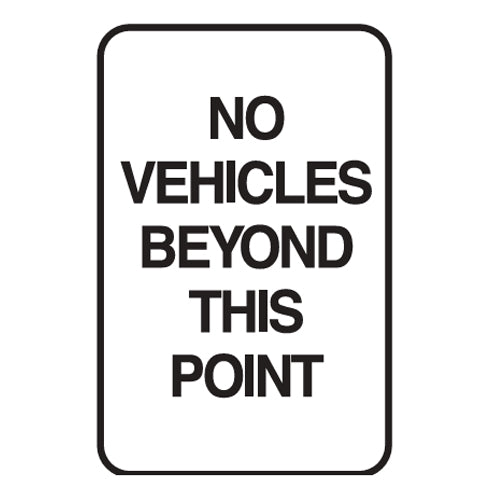No Vehicles Beyond This Point