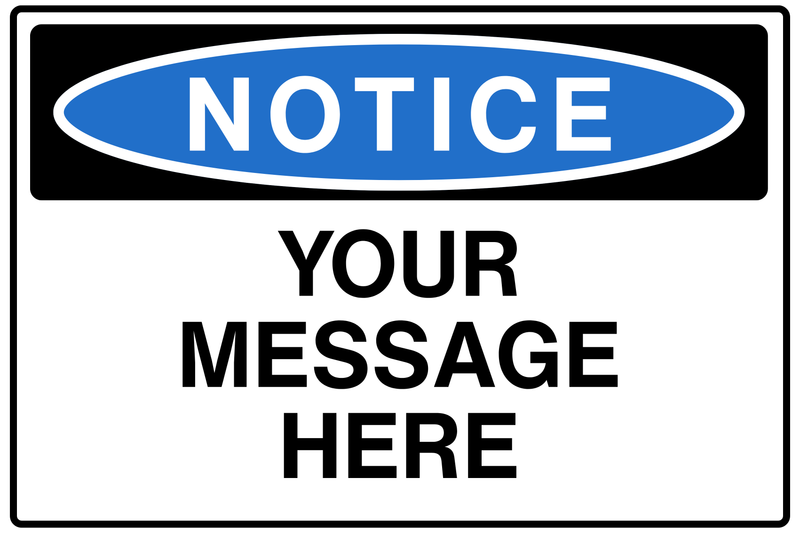 Custom Safety Signs