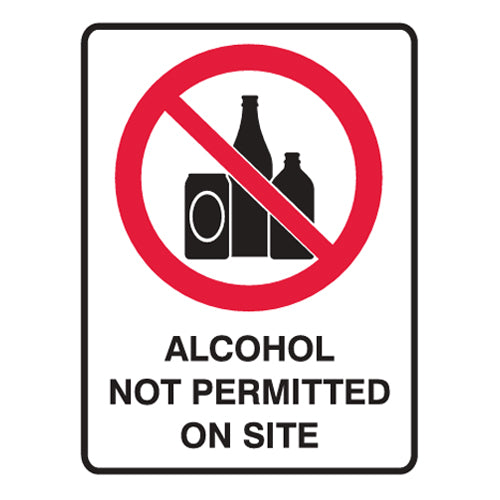 Alcohol Not Permitted On Site