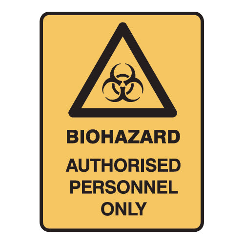 Biohazard Authorised Personnel Only