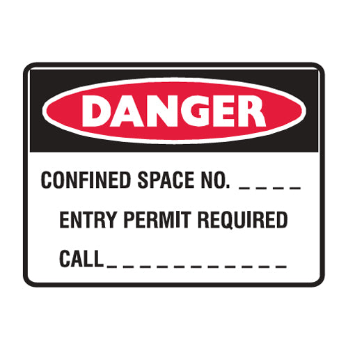 Confined Space No. Entry Permit Required