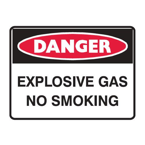 Explosive Gas No Smoking