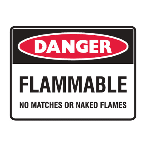 Flammable No Matches Or Naked Flames