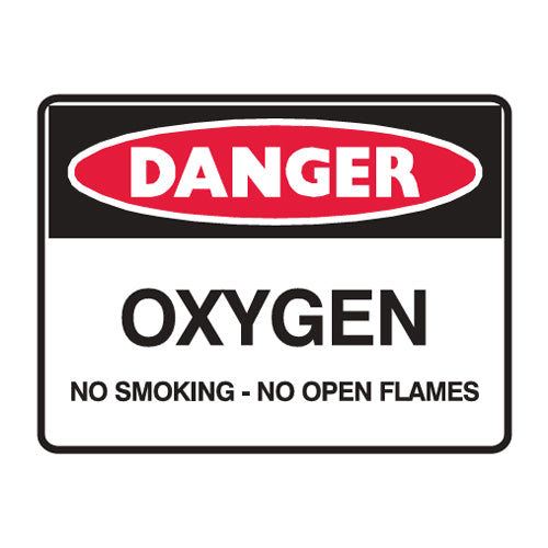 Oxygen No Smoking No Open Flames
