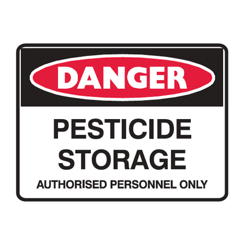 Pesticide Storage Authorised Personnel Only