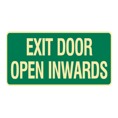 Exit Door Open Inwards