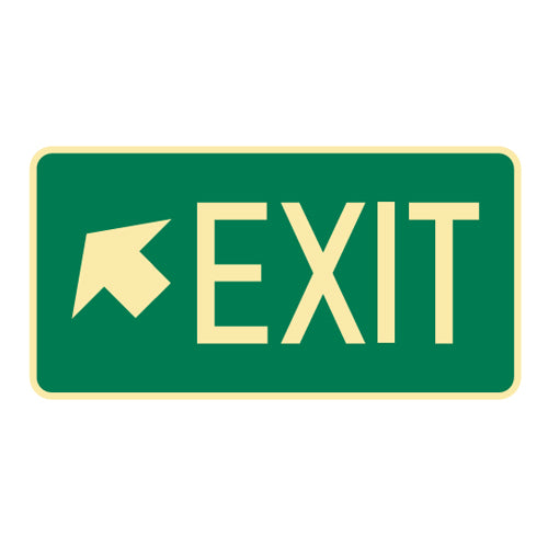 Exit Sign – Exit Arrow Top Left