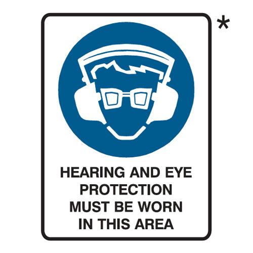 Hearing And Eye Protection Must Be Worn In This Area