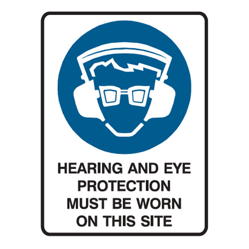 Hearing And Eye Protection Must Be Worn In This Area