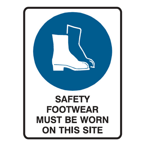 Safety Footwear Must Be Worn On Site